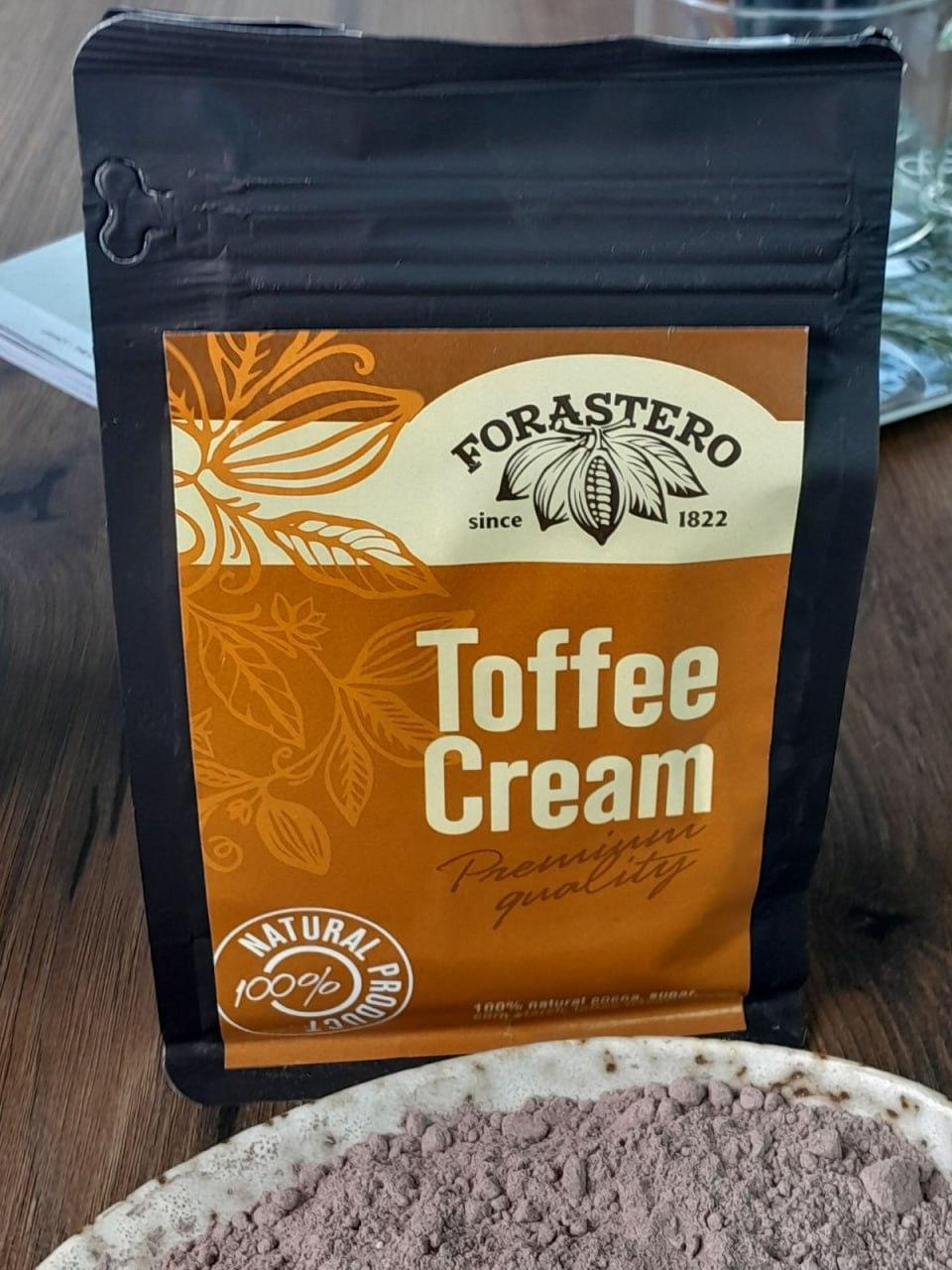 Какао Forastero "Іриска-тоффі" (Toffee-cream), 500 г