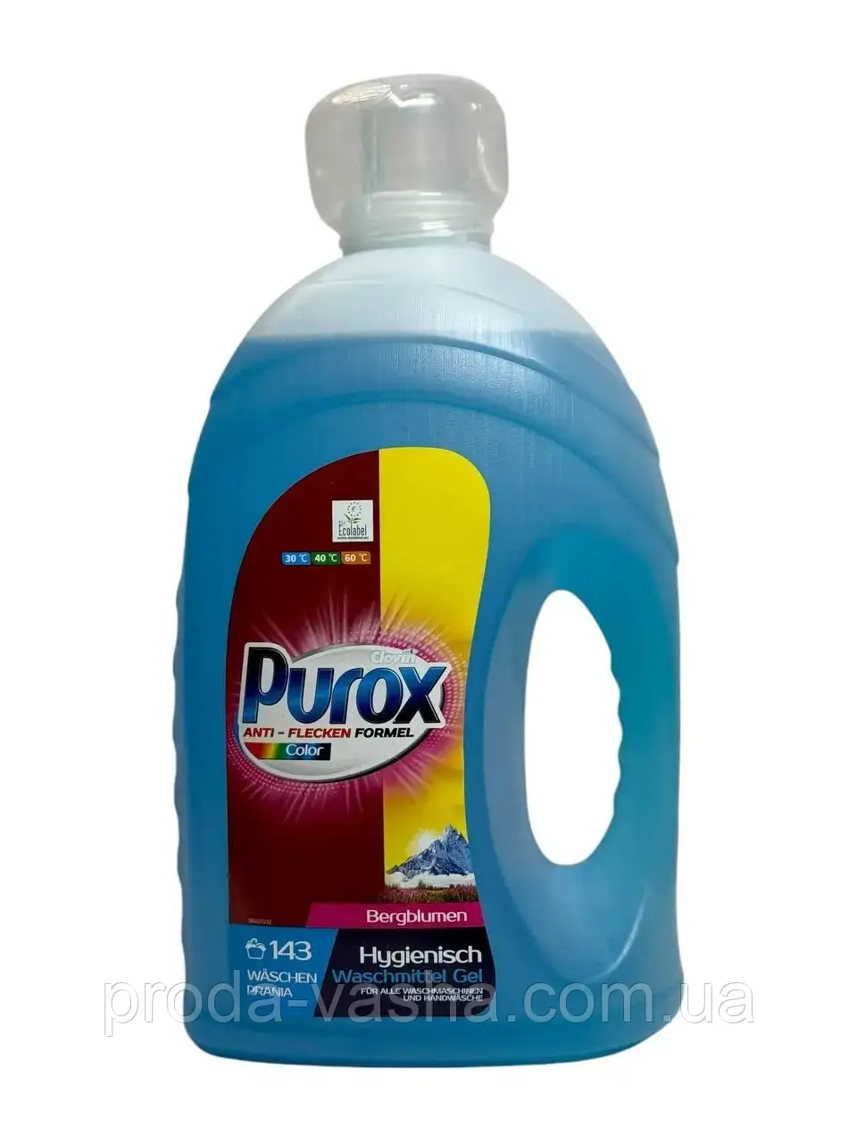 Гель для прання Purox Color 4.3 л