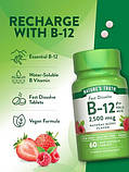 Nature's Truth B-12 2500 мкг plus Folic Acid Ягідний смак, 60 таблеток (В-12 + Фолієва кислота), фото 5
