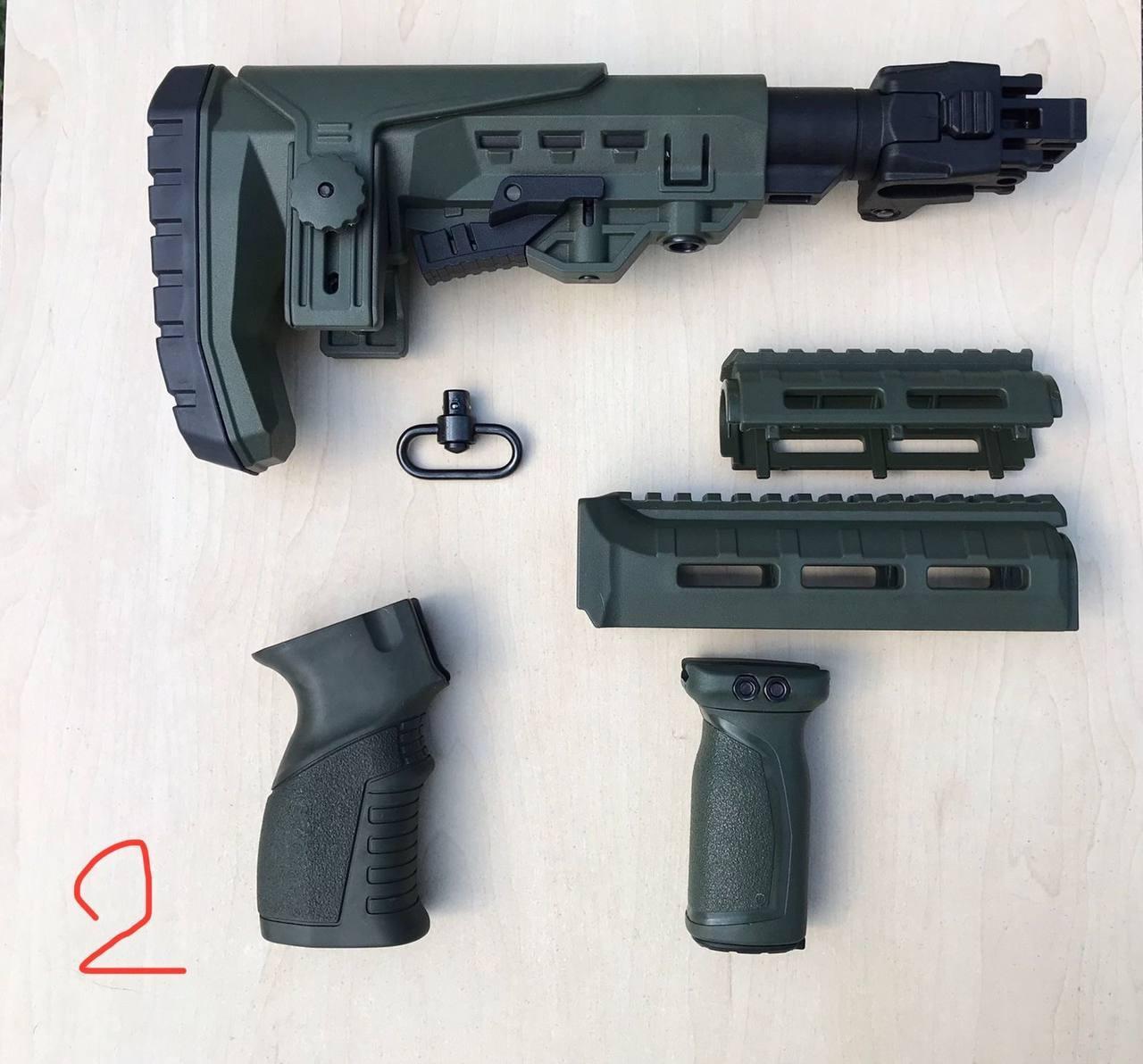 Обвіс для АК47/74 олива 2 Туреччина