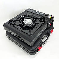 Портативна газова плита переносна,Таганок газовий настільний,Газовий пальник плита туристична настільна MD1