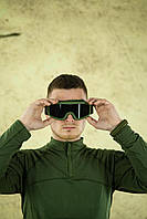 Тактичні окуляри/маска олива