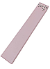 Футляр картонний для браслета, ланцюжка ТБ-300 рожевий