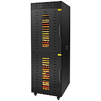 Комерційний дегідратор Tekhniko DH-32H-BK - промислова сушарка на 32 сталеві лотки для фруктів та овочів