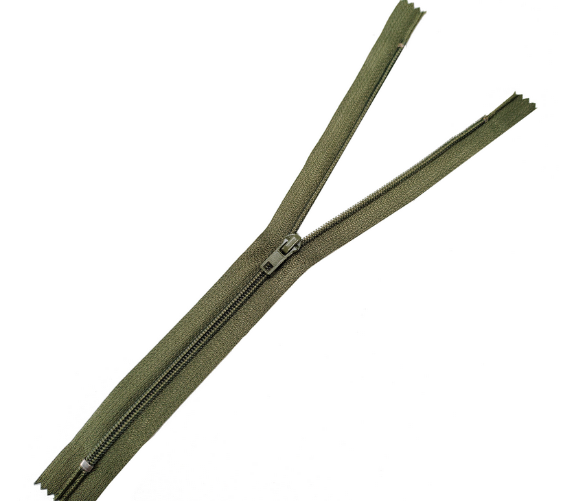 Блискавка спіральна №3 нероз'ємна 18см S-566 хакі ZIP