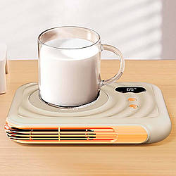 Підставка для чашки з підігрівом 25×17×5 см, від мережі / Підігрівач для чашки / Підставка для підігріву чашок