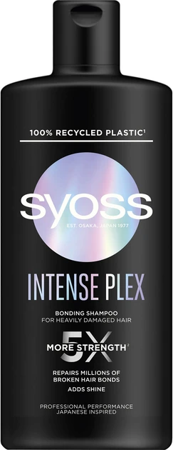 Шампунь для пошкодженого волосся Syoss Intense Plex 440 мл
