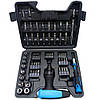 Набір викруток з бітами 63 предмети, в кейсі / Викрутка з набором біт / Реверсивна викрутка з насадками, фото 10