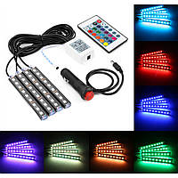 Універсальна автомобільна RGB led підсвітка HR-01678