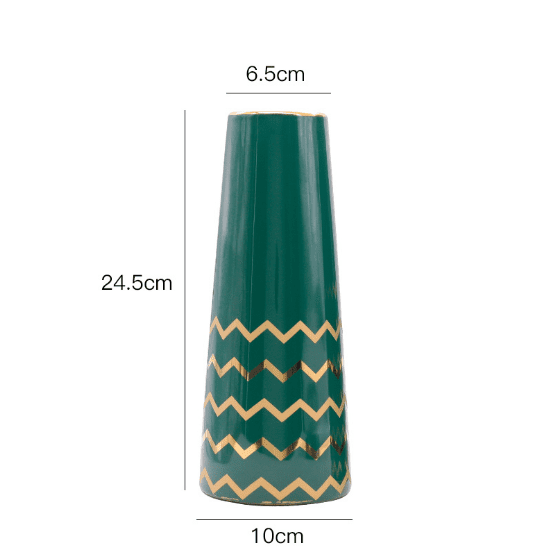 Ваза ORNAMENT. Модель RD-1357 Модель, 24,5х10х6,5 см, Зелений, фото 1
