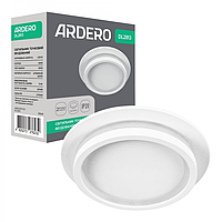Вбудований неповоротний світильник Ardero DL2813 GX53 білий 105x36 мм