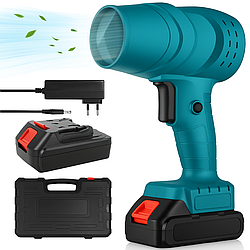 Акумуляторна повітродувка міні + 1 АКБ 48В / Турбовентилятор / Вітродуйка акумуляторна / Дуйка для листя