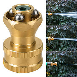 Насадка на шланг для поливу, 3 режими, 4,5х3см / Розпилювач на шланг / Насадка для поливу городу