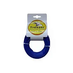 Волосінь мотокоси TRÉSZER 2,7 мм, 15 м зірочка