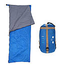 Спальний мішок ковдра ультралегкий Lixada LW180 +15 °C +9 °C Ragular 190 х 75 см Blue, фото 8