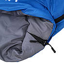 Спальний мішок ковдра ультралегкий Lixada LW180 +15 °C +9 °C Ragular 190 х 75 см Blue, фото 10