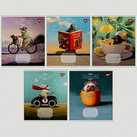 Зошит шкільний Yes 24 аркуша клітинка Animal art (20)