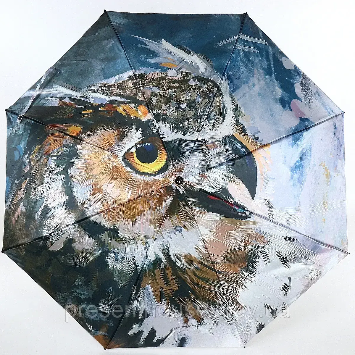 Жіноча парасолька TRUST сатин Сова ( повний автомат ) арт. 30471-2, фото 1