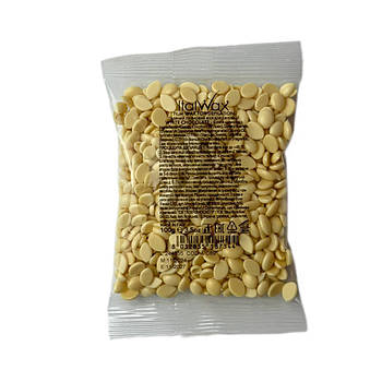 Віск для депіляції в гранулах класичний ItalWax Білий шоколад 100 гр. Плівковий гарячий віск Італвакс