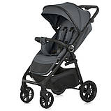 Коляска прогулянкова EL CAMINO DAHLIA ME 1181 Volcanic Gray Сіра, фото 2