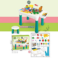 Столик із конструктором 6787-119 на 124 деталі, зі стільчиком