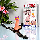 Страпон Ultra Passionate Harness трусики з водонепроницями фаллоімітатором для початківців для комфортного використання