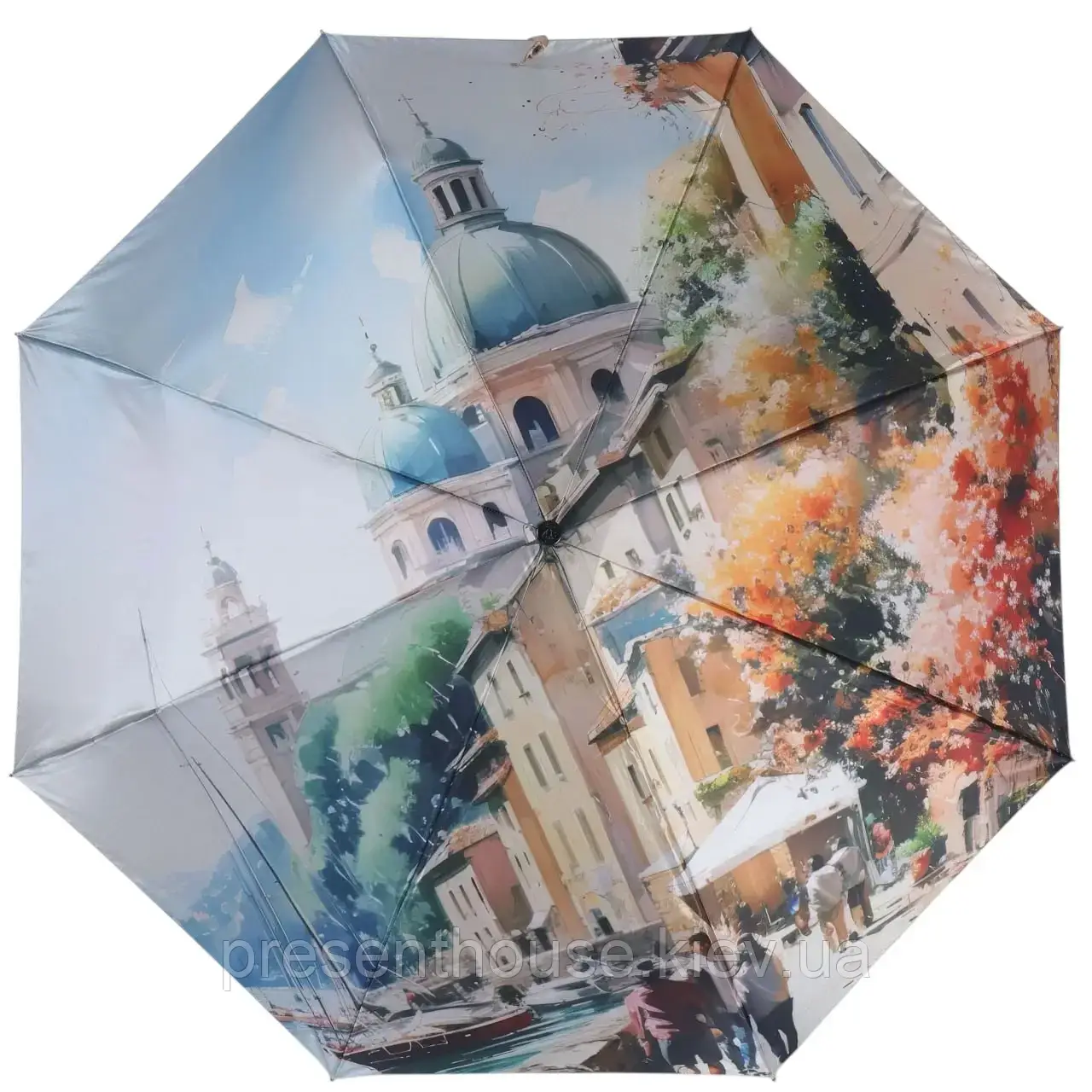 Жіноча парасолька TRUST сатин антивітер ( повний автомат ) арт. 30471-12, фото 1