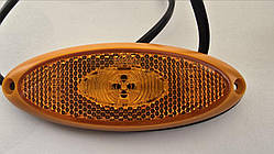 Ліхтар габаритний VAN HOOL LED жовтий 110mm