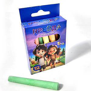 825510 Мел круглий 12 кольорів