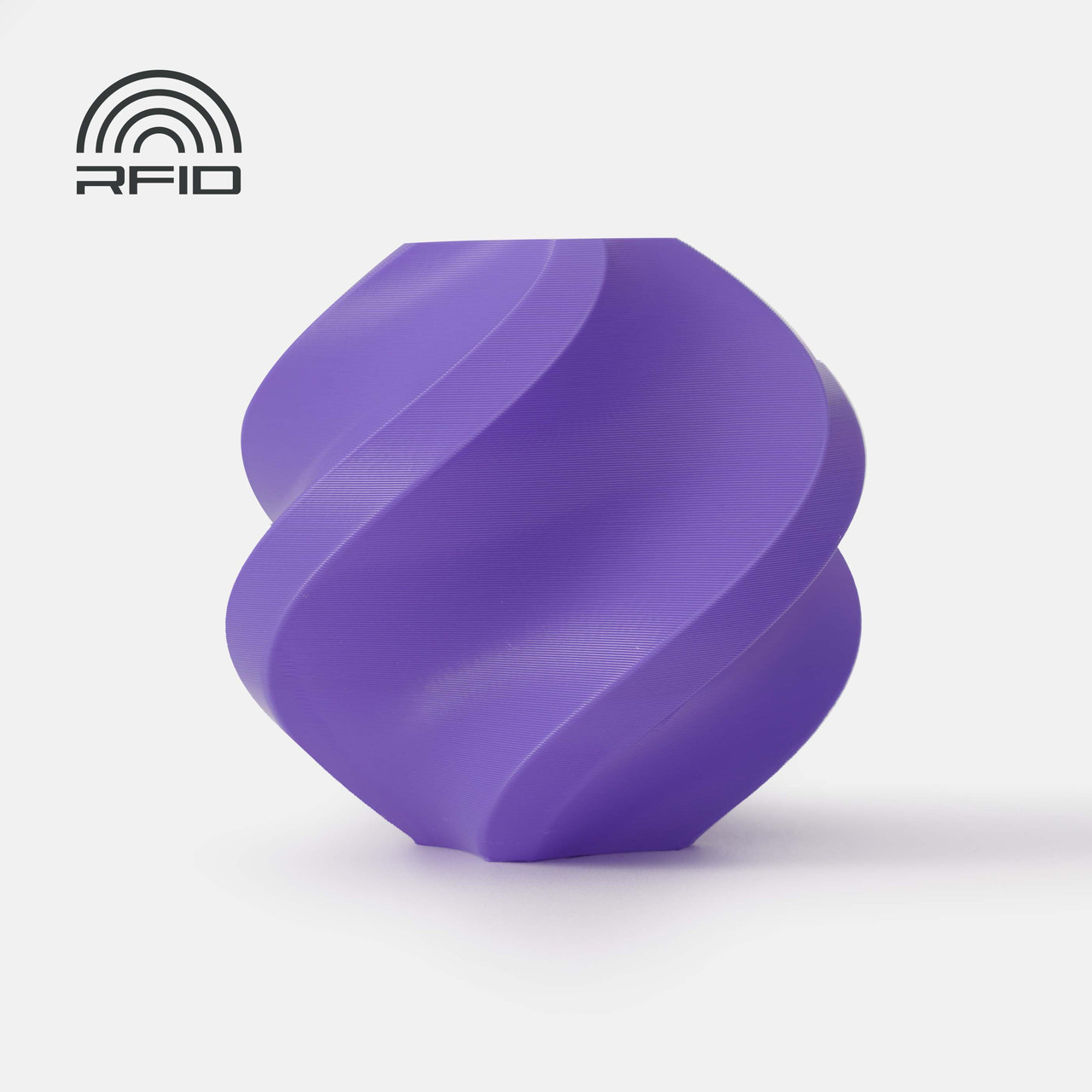 Пластик філамент без котушки Bambu Lab PLA Basic Purple (10700), Refill, 1.75мм, 1кг, 330м, 190-230°C, Фіолетовий