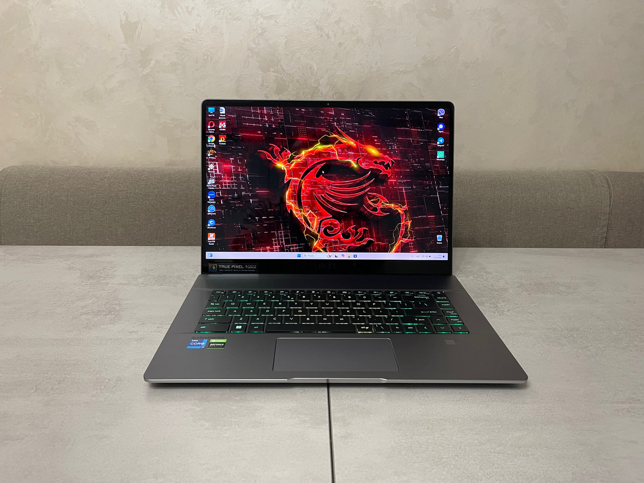 Ігровий ноутбук MSI Creator Z16 A12UET, 16” QHD+ сенсор, i7-12700H, 16GB, 1TB SSD, nVidia GeForce RTX 3060 6GB