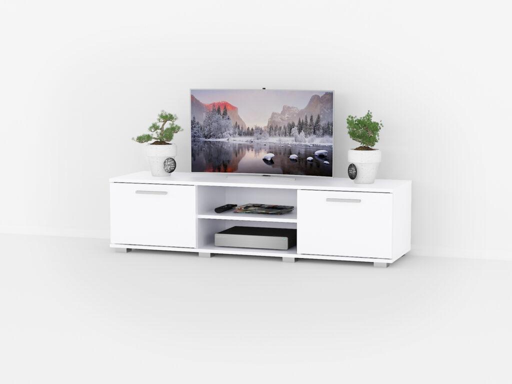 Тумба під ТВ Moreli GT-0106 Білий 140х40х36 см