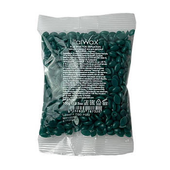Віск в гранулах для депіляції класичний ItalWax Азулен 100 грам