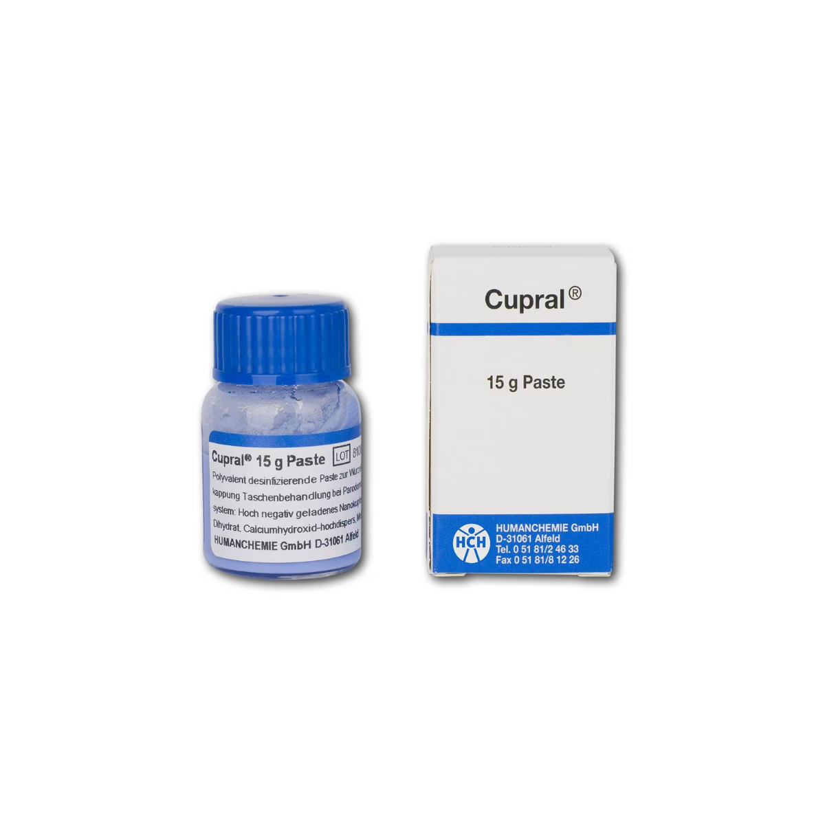 Купрал (Cupral) гідроксид міді кальція паста 15г Humanchemie ОРИГІНАЛ