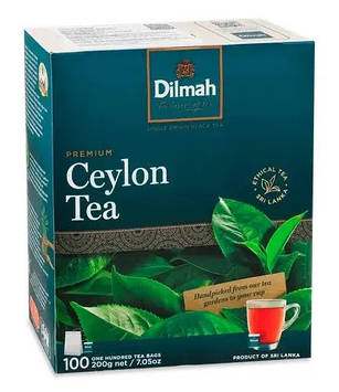 Чай Dilmah Premium Ceylon (Преміум), 100 tea bags 150 гр.