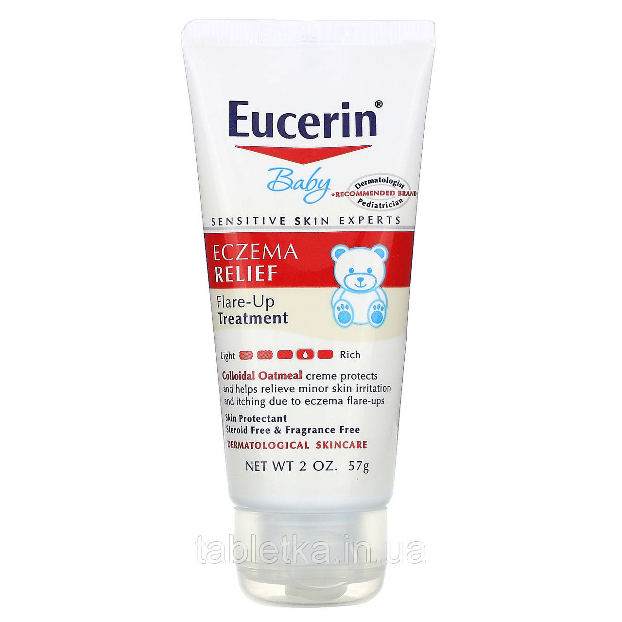 Eucerin, для дітей, засіб для лікування екземи в період загострень, без запашника, 57 г (2 унції)