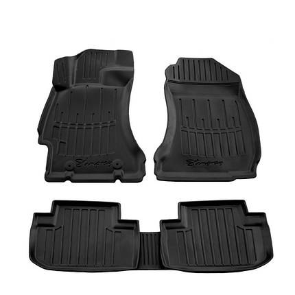 Килимки Stingray 3D 5 шт поліуретан для Subaru Forester 2013-2018 рр, фото 1