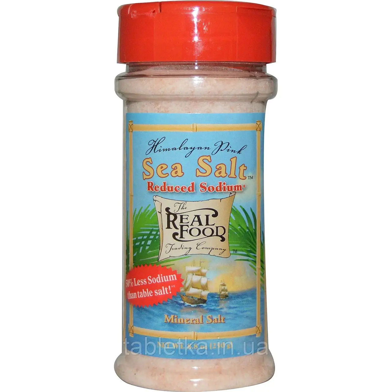 FunFresh Foods, Real Food, Гімалайська рожева морська сіль, зі зниженим вмістом натрію, 8,8 унції (250