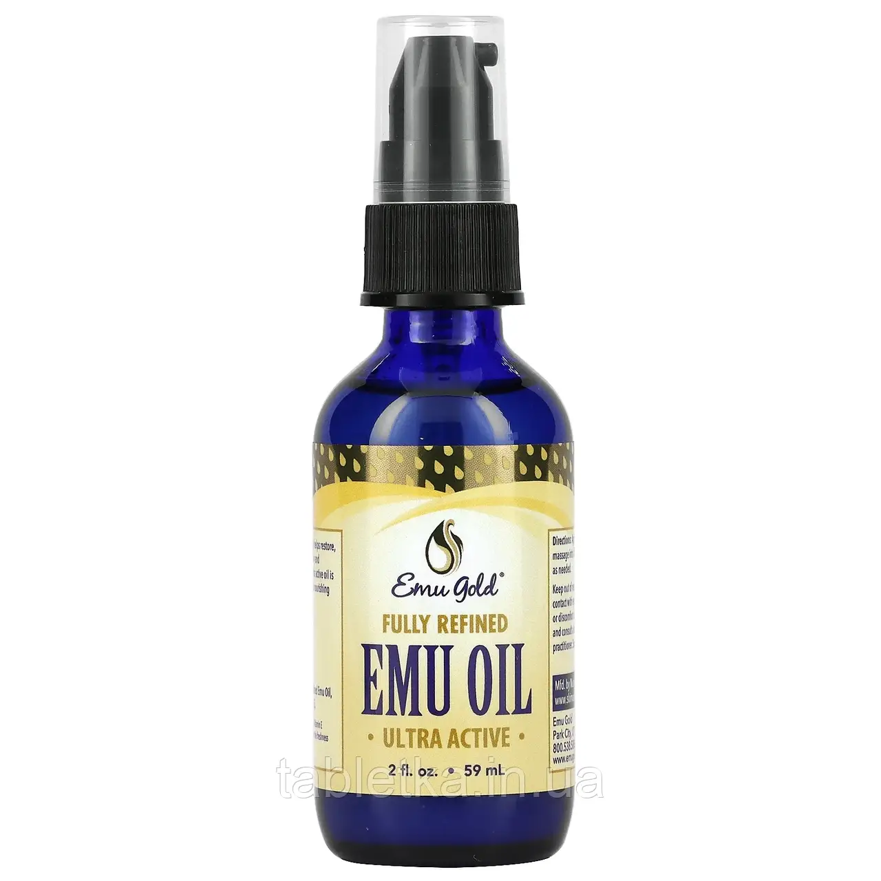 Emu Gold, повністю рафінований жир ему, ультраактивний, 59 мл (2 рідк. Унції)