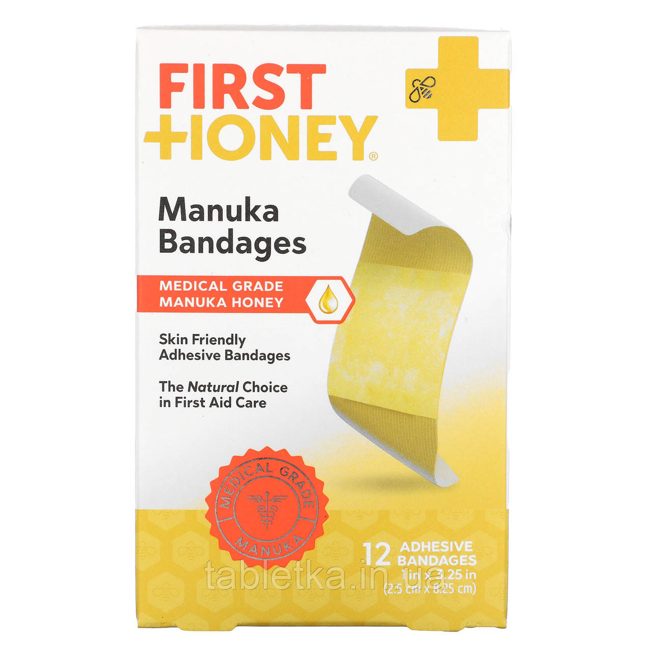 First Honey, Manuka Bandages, 12 пластирів