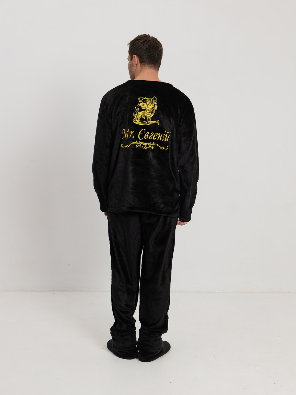 Піжама чоловіча якісна турецька махрова з іменною вишивкою від виробника, Турецькі чоловічі піжами