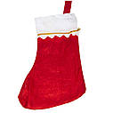 Шкарпетка новорічна 38х23см Новий Рік, фото 2