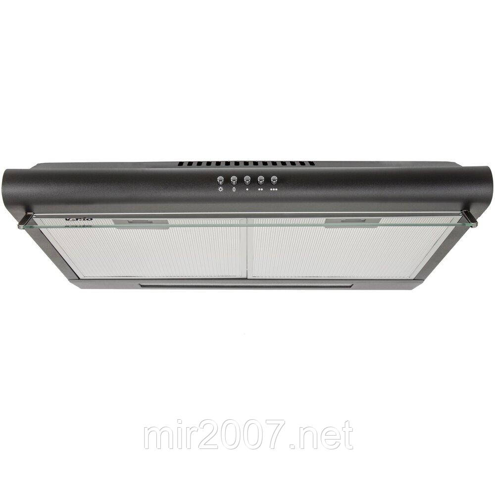 Витяжка кухонна плоска чорна Ventolux ROMA 60 BK LUX