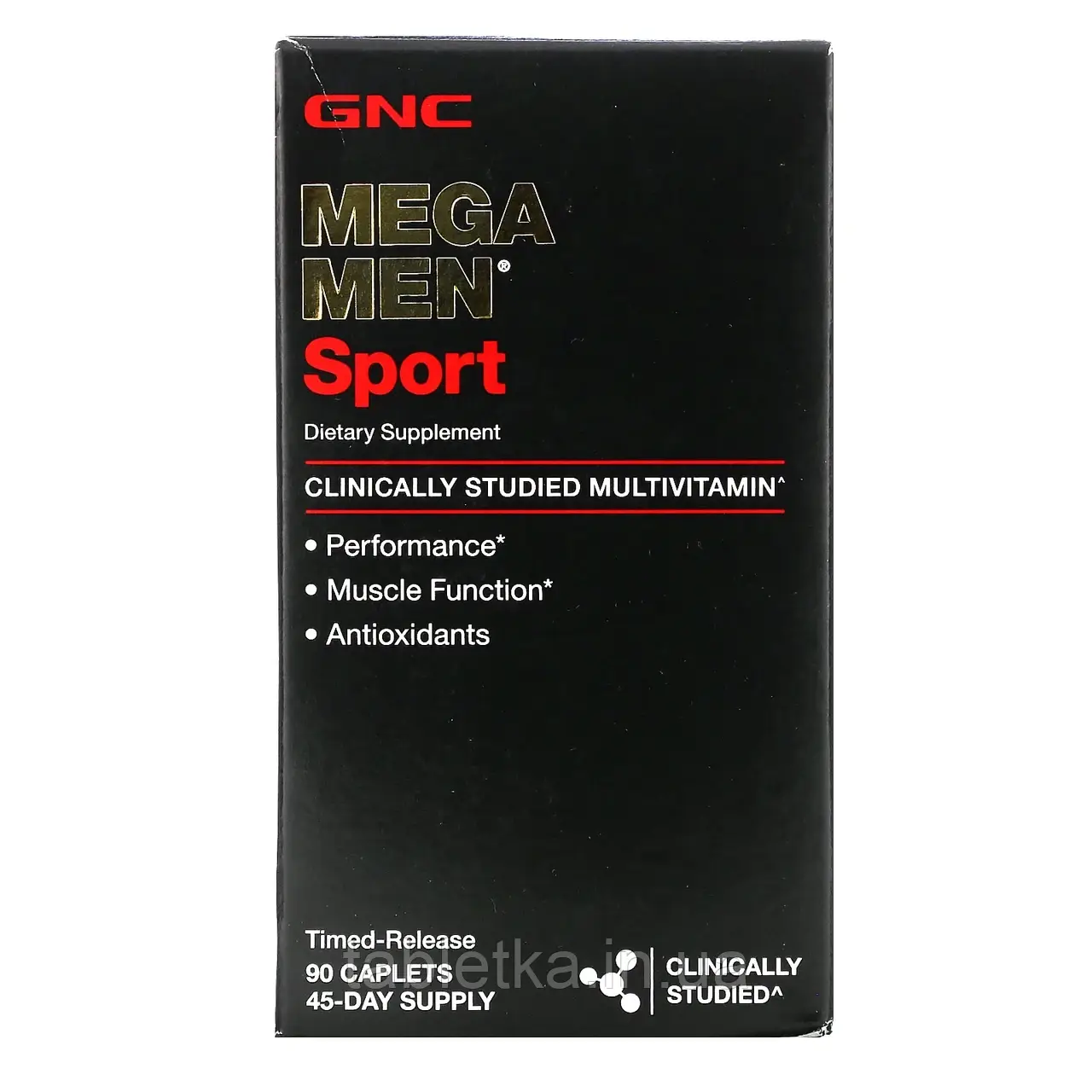 GNC, Mega Men, мультивітаміни для чоловіків, які ведуть активний спосіб життя, 90 капсул