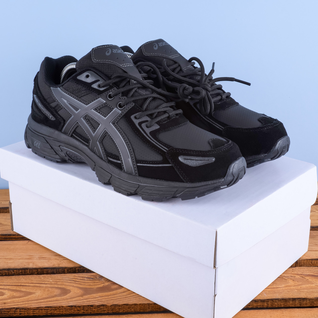 Чоловічі Кросівки Asics Gel повністю чорні