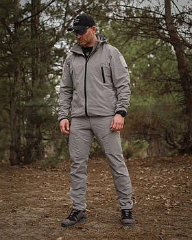 Тактичний костюм тактичний 4W Stretch демісезонний сірий