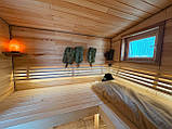 Дерев'яна мобільна Баня-Квадро "Лофт" 6 метрів., фото 8