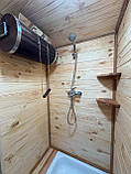 Дерев'яна мобільна Баня-Квадро "Лофт" 6 метрів., фото 6