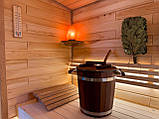 Дерев'яна мобільна Баня-Квадро "Лофт" 6 метрів., фото 10