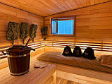 Дерев'яна мобільна Баня-Квадро "Лофт" 6 метрів., фото 3